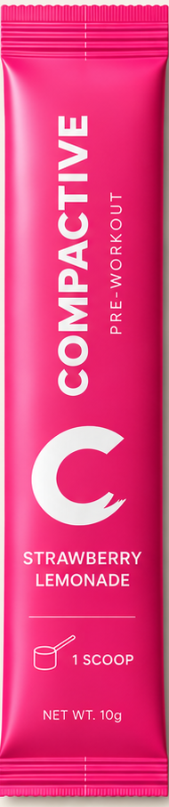 Compactive Strawberry Lemonade pre-workout sachet